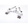 Subraru Impreza WRX & STi (2014 - 2021) - Resonated (Quieter) Cat-Back Exhaust System with MSUB169 Connector & Burnt Titanium GT-100 Tips - Burnt Titanium