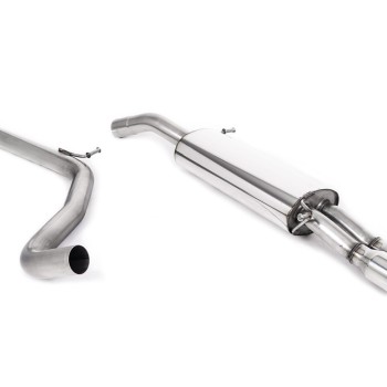 Seat Ibiza 1.9 TDI/FR 1.8 20VT - Non-Resonated (Louder) Cat-Back Exhaust System with Twin Jet Trims