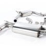 Seat Leon Cupra 2.0T FSI - Resonated (Quieter) Cat-Back Exhaust System with Single Polished Oval Tip