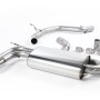 Seat Leon Cupra 2.0T FSI - Non-Resonated (Louder) Cat-Back Exhaust System with Single Polished Oval Tip
