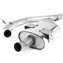 Seat Leon Cupra K1 - Non-Resonated (Louder) Cat-Back Exhaust System with Single Polished Oval Tip