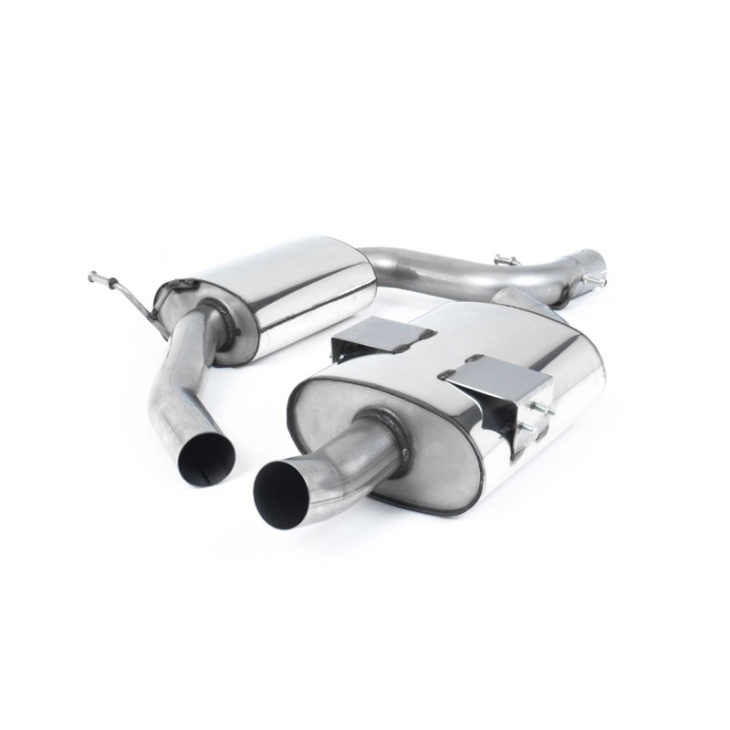 Seat Leon Cupra K1 - Resonated (Quieter) Cat-Back Exhaust System with Single Polished Oval Tip