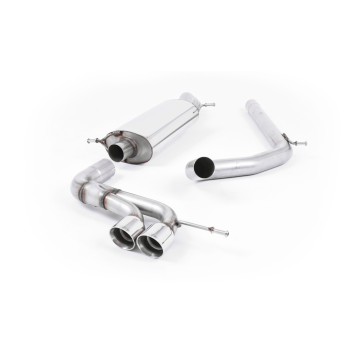 Seat Ibiza Cupra/Bocanegra 1.4 TSI & 1.8TFSI - Non-Resonated (Loudest) Cat-Back Exhaust System with Twin Polished Tips