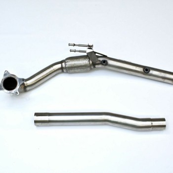 Volkswagen Scirocco R 2009 2016 Large-bore Downpipe and De-cat Must be fitted with the Milltek Sport cat-back system and requires a Stage 2 ECU remap