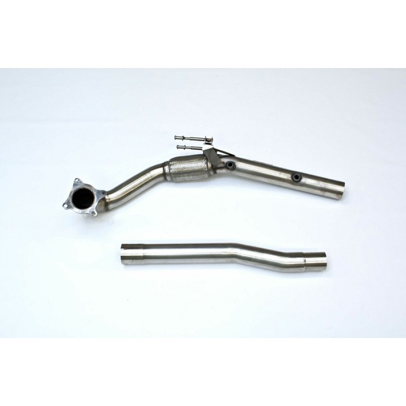 Volkswagen Scirocco R 2009 2016 Large-bore Downpipe and De-cat Must be fitted with the Milltek Sport cat-back system and requires a Stage 2 ECU remap