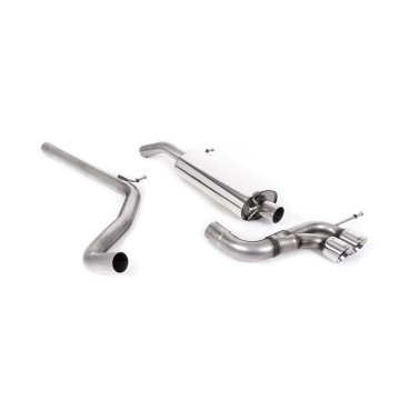 Seat Ibiza Cupra/Bocanegra 1.4 TSI - Non-Resonated (Louder) Cat-Back Exhaust System with Twin Polished Tips