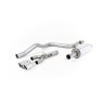 Seat Leon FR 2.0 TDI 150 - Resonated (Quieter) Cat-Back Exhaust System with Polished Tips - Polished