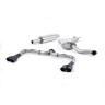 Seat Leon Cupra 280/290 (Non GPF Models) - Cat-Back Exhaust System with Quad Black Round Tips - Cerakote Black - GT