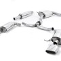 Seat Leon ST Cupra 280/290 2.0 TSI (Non GPF Models) - Resonated (Quieter) Cat-Back Exhaust System with Polished Oval Tips - Polished - Oval (Jet)