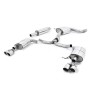 Seat Leon ST Cupra 280/290 2.0 TSI (Non GPF Models) - Resonated (Quieter) Cat-Back Exhaust System with Quad Round Polished Tips - Polished - GT