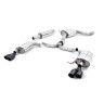 Seat Leon ST Cupra 280/290 2.0 TSI (Non GPF Models) - Resonated (Quieter) Cat-Back Exhaust System with Quad Round Cerakote Black Tips - Cerakote Black - GT