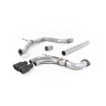 Seat Leon FR 2.0 TDI 184ps SC - Non-Resonated (Louder) Cat-Back Exhaust System with Cerakote Black Tips - Cerakote Black