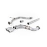 Seat Leon FR 2.0 TDI 184ps SC - Non-Resonated (Louder) Cat-Back Exhaust System with Titanium Tips - Brushed Titanium