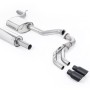 Seat Leon FR 1.8 TSI 180ps - Road+ (Part-Resonated) Cat-Back Exhaust System with Cerakote Black GT-80 Trims - Cerakote Black