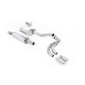 Seat Leon FR 1.8 TSI 180ps - Road+ (Part-Resonated) Cat-Back Exhaust System with Polished GT-80 Trims - Polished