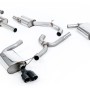 Seat Leon ST Cupra 300 (Non GPF Models) - Resonated (Quieter) Cat-Back Exhaust System with Cerakote Black Quad Round GT Tips - Cerakote Black - GT