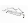 Seat Leon Cupra 300 2.0 TSI (Non GPF Models) - Non-Resonated (Louder) Cat-Back Exhaust System with Polished Oval Tips - Polished Oval