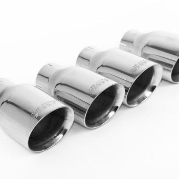 Seat Ateca Cupra 300 4Drive (GPF Models) - Resonated (Quieter) GPF/OPF-Back Exhaust System with GT-100 Polished Trims - Polished