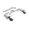 Seat Leon Cupra MK4 ST 310 & ST Cupra 300 - Non-Resonated (Louder) Cat-Back Exhaust System with Cerakote Black Oval Tips - Cerakote Black - Oval (Jet)