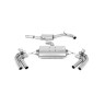 Seat Cupra Formentor 2.0TFSI 4Drive 310PS 2021 2023 Particulate Filter-back Resonated GPF/OPF Back System with GT-100 Cerakote Black Trims - ECE Approved