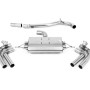 Seat Cupra Formentor 2.0TFSI 4Drive 310PS 2021 2023 Particulate Filter-back Non-Resonated (Louder) GPF/OPF Back System with GT-100 Cerakote Black Trims