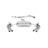 Seat Cupra Formentor 2.0TFSI 4Drive 310PS 2021 2023 Particulate Filter-back Non-Resonated (Louder) GPF/OPF Back System with GT-100 Cerakote Black Trims