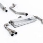 Seat Leon Cupra MK4 300ps (GPF Models) - Resonated (Quieter) 80mm OPF/GPF Back System - Fits to OE Tips - OE