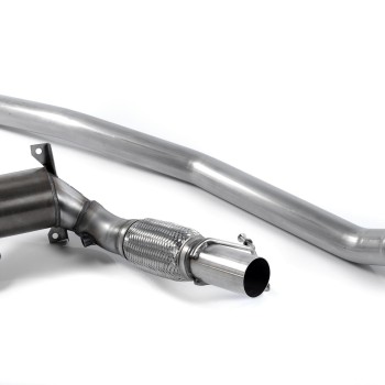 Seat Leon ST Cupra & Skoda vRS 2.0 TSI - Stainless Steel Cast Large Bore Downpipe with Hi-Flow Sports Catalyst (For Milltek Race Cat-Back)