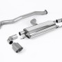 Toyota Yaris GR & GR Circuit Pack 1.6T (OPF/GPF Models Only) 2020 2023 Particulate Filter-back 3' / 76mm Non Resonated (Louder) OPF/GPF Back System with GT-115 Titanium Trims