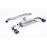 Toyota Yaris GR & GR Circuit Pack 1.6T (OPF/GPF Models Only) 2020 2023 Particulate Filter-back 3' / 76mm Non Resonated (Louder) OPF/GPF Back System with GT-115 Burnt Titanium Trims