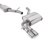 Audi A3 2.0T FSI Quattro - Resonated (Quieter) Cat-Back Exhaust System with Polished Trims