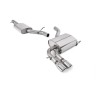 Audi A3 2.0T FSI Quattro - Resonated (Quieter) Cat-Back Exhaust System with Polished Trims