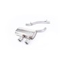 VW Golf MK5 R32 3.2 V6 - Non-Resonated (Louder) Cat-Back Exhaust System with Dual GT100 Trims - Polished