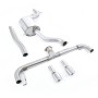 VW Scirocco R - Non-Resonated (Louder) Cat-Back Exhaust System with Polished Tips - Polished