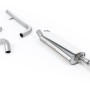 VW Golf MK4 337 Anniversary 180bhp - Non-Resonated (Louder) Cat-Back Exhaust System with Single GT100 Trim