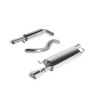 VW Golf MK4 337 Anniversary 180bhp - Resonated (Quieter) Cat-Back Exhaust System with Single GT100 Tip