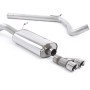 Audi A1 TFSI/VW Polo GTI 1.4 ACT/DSG - Non-Resonated (Louder) Cat-Back Exhaust System with Polished Trims - Polished - Out of Stock