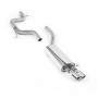 VW Jetta MK5 GLI 2.0T FSI - Non-Resonated (Louder) Cat-Back Exhaust System with Twin JET Trims