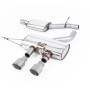 VW Golf R Mk6 - Resonated (Quieter) Cat-Back Exhaust System with Titanium Trims - Brushed Titanium