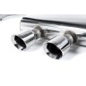 VW Golf GTi Mk5 - Non-Resonated (Louder) Cat-Back Exhaust System with GT100 Trims (For R32 Valance)