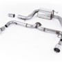 VW Golf Mk6 GTi Edition 35 - Non-Resonated (Louder) Cat-Back Exhaust System with Polished Trims