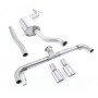VW Scirocco R - Non-Resonated (Louder) Cat-Back Exhaust System with Polished Oval Tips - Polished Oval