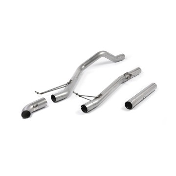 VW T5/T6 LWB - Non-Resonated (Louder) DPF-Back Exhaust System with Discrete Outlet - Discrete