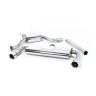 VW Golf GTI Mk7 Resonated (Quieter) Cat-Back Exhaust System with Polished Tips - Polished