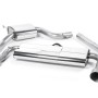 VW Golf GTI Mk7 Resonated (Quieter) Cat-Back Exhaust System with Titanium Tips - Brushed Titanium