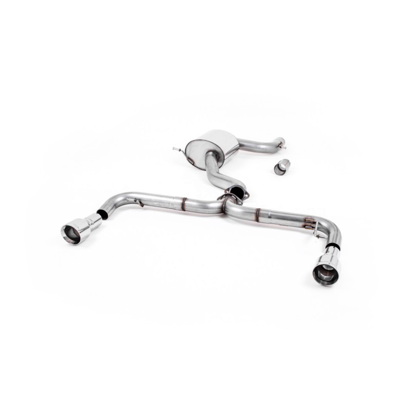 VW Golf GTi Mk6 - Non-Resonated (Louder) Cat-Back Exhaust System For OE Downpipe