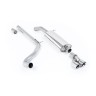 VW Polo R WRC - Non-Resonated (Louder) Cat-Back Exhaust System with Twin GT80 Trims - Polished