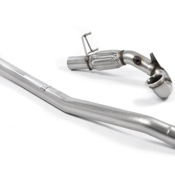 Large Bore Downpipe with Catalyst Delete - For Milltek Cat-Back (Audi/Seat/VW) - Milltek Cat-Back