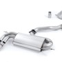 Audi A3/Golf GTI MK5 2.0T - Non-Resonated (Louder) Cat-Back Exhaust System with Smaller Volume Rear Silencer & Polished Trims