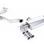 VW Golf Mk5 GTi 2.0T - Non-Resonated (Louder) Cat-Back Race Exhaust System with Twin Polished Tips - Polished